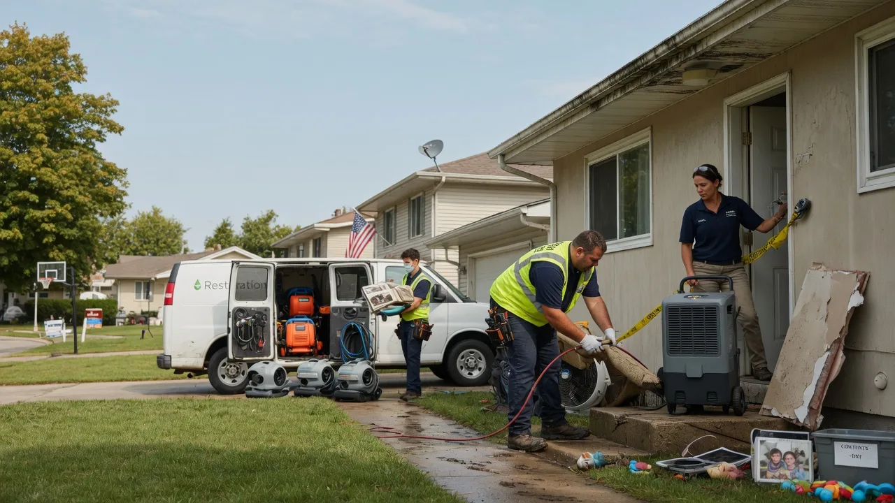 Water Damage Restoration in Evans, WV near me